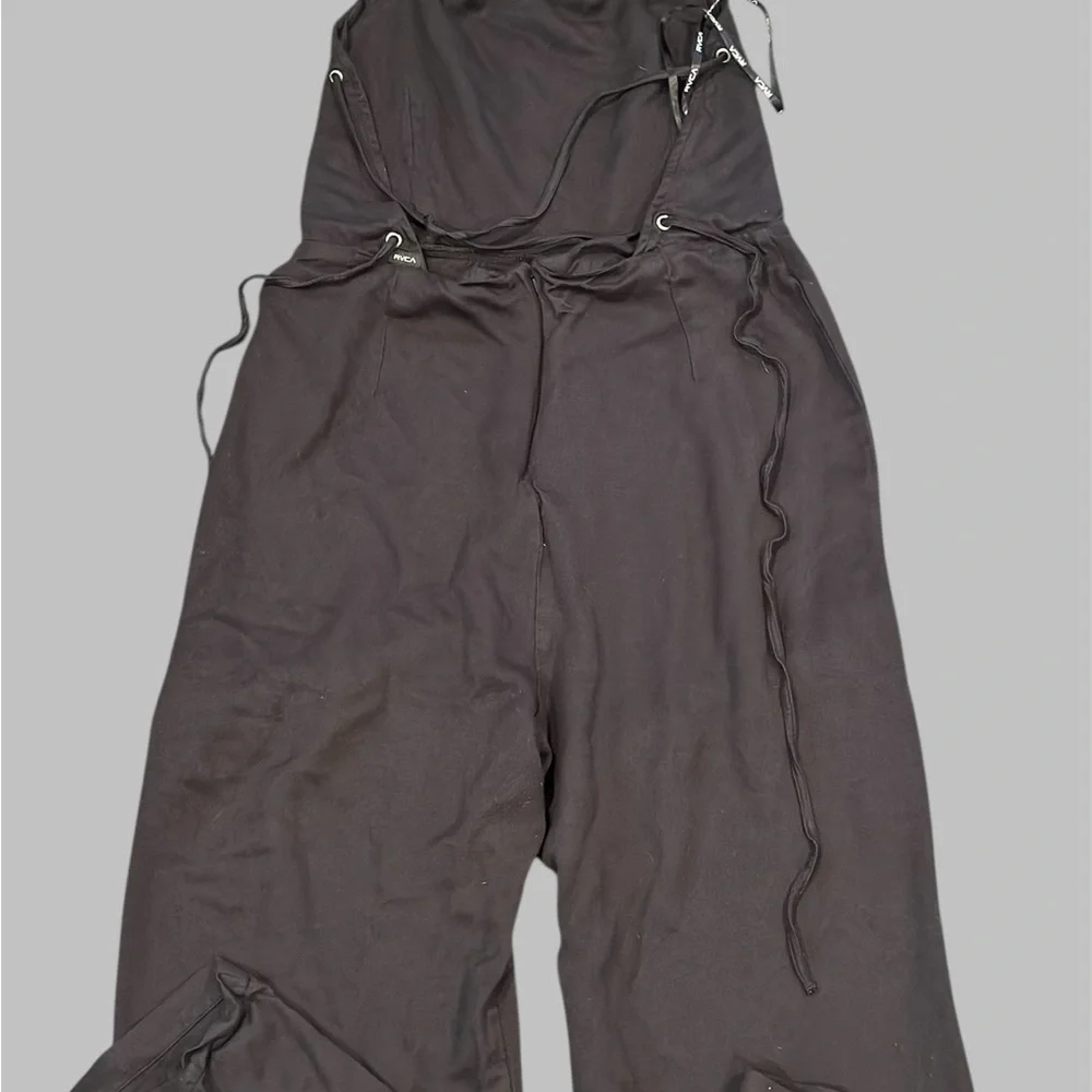 RVCA Black Minimalist Jumpsuit with Open Back - Picture 4 of 6